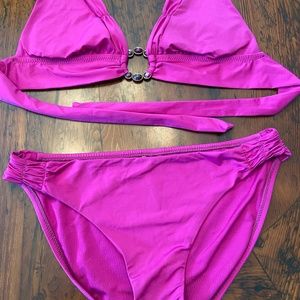 Becca magenta pink bikini